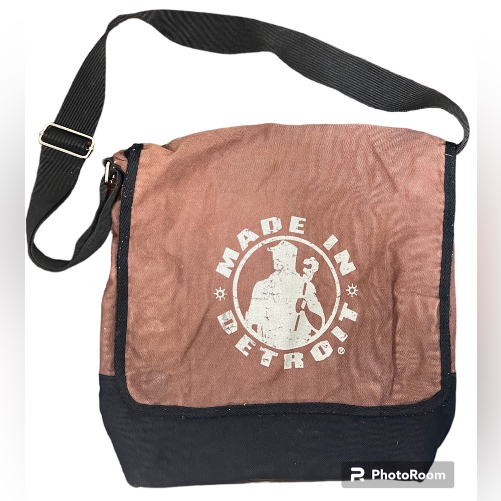 Made in Detroit messenger bag